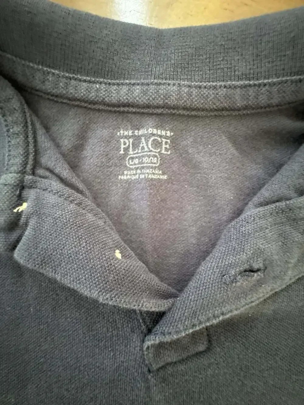 The Children's Place Navy Blue Long Sleeve Polo Shirt